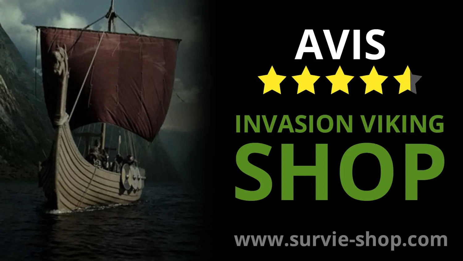 Avis Invasion Viking Shop | Boutique d'équipement scandinave - Survie Shop
