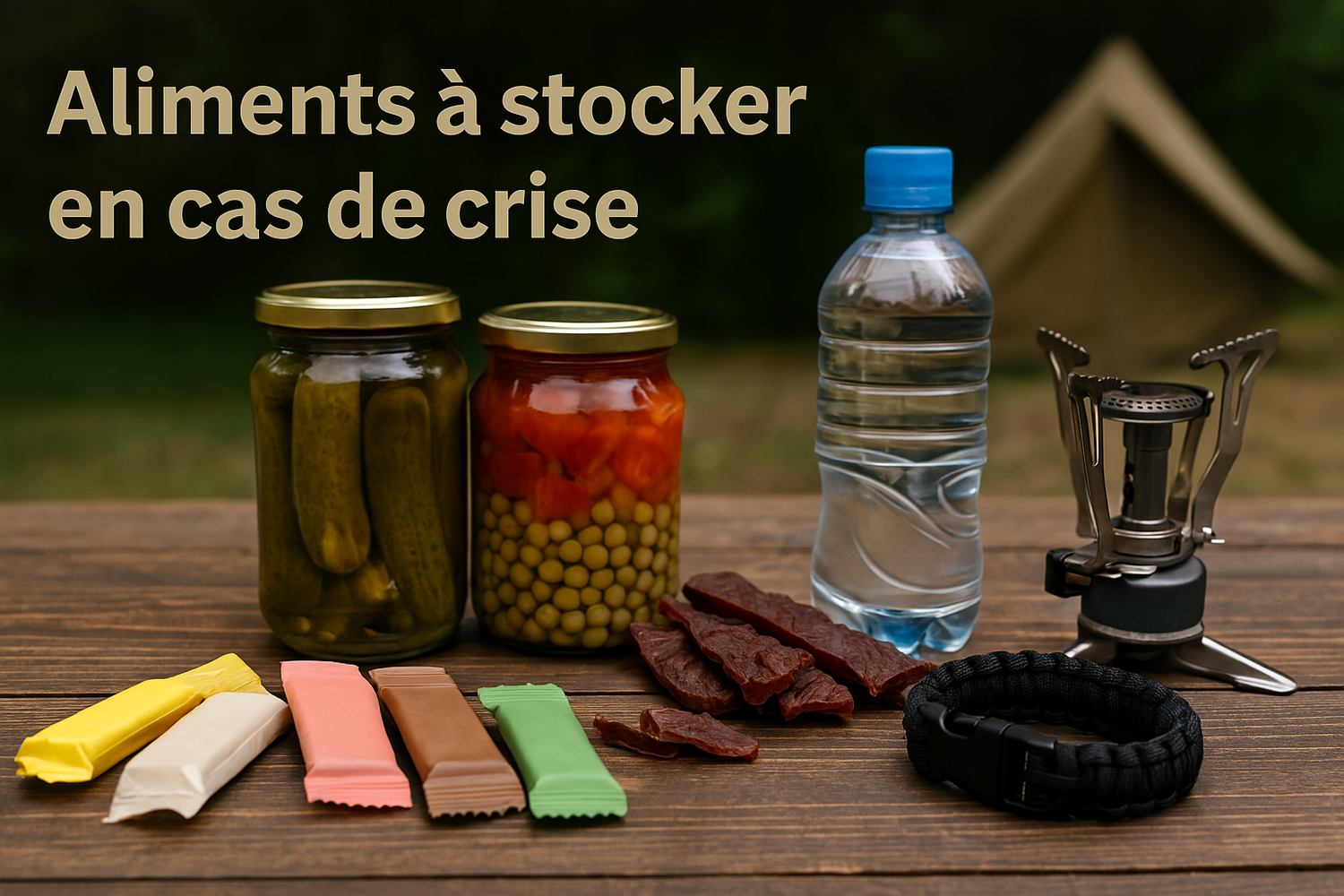 Quelle Nourriture Stocker en cas de Crise ? - Survie Shop