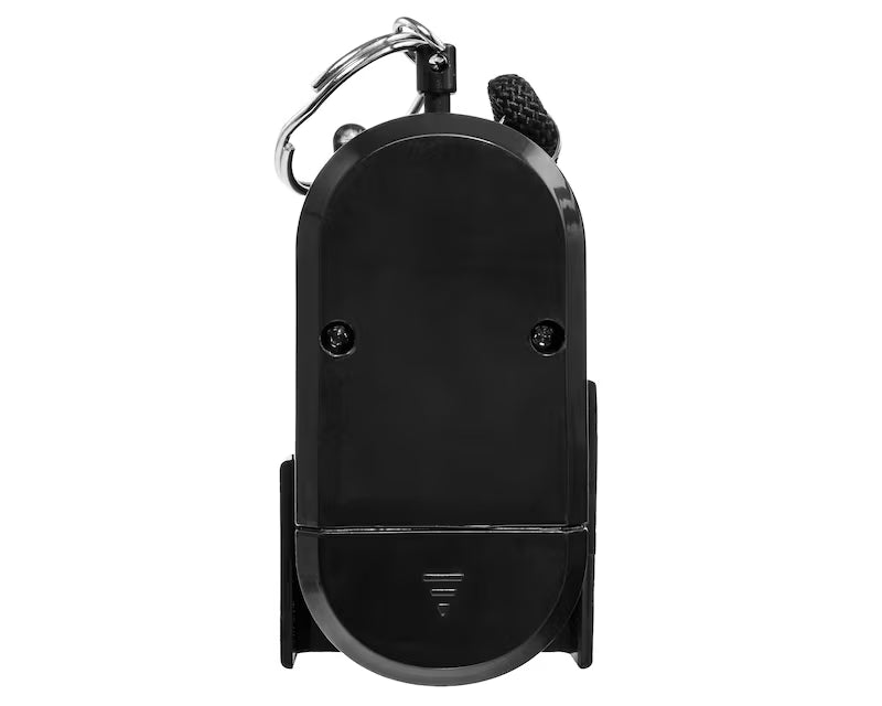 Alarme personnelle Blackfire Travel Mini noire avec dragonne et détecteur PIR