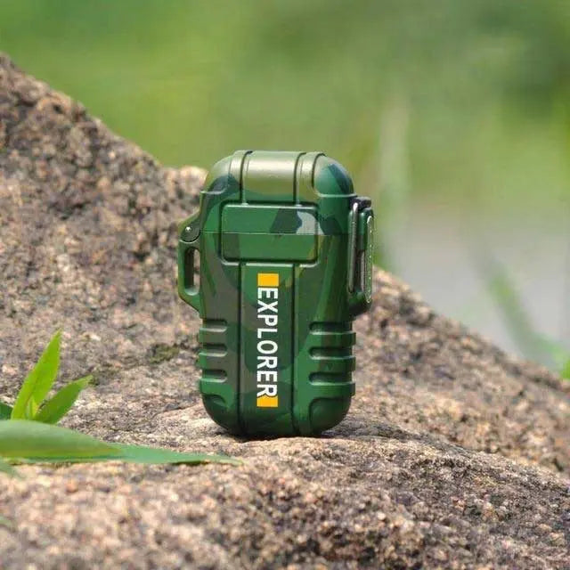 BRIQUET USB Rechargeable Waterproof - Arcs Électriques, Recharge Rapide! - Survie Shop