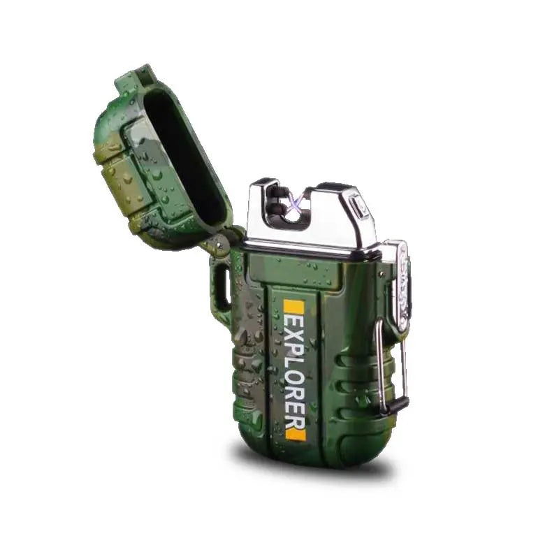 BRIQUET USB Rechargeable Waterproof - Arcs Électriques, Recharge Rapide! - Survie Shop