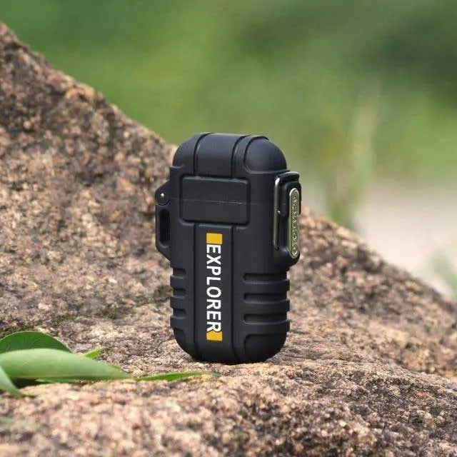 BRIQUET USB Rechargeable Waterproof - Arcs Électriques, Recharge Rapide! - Survie Shop