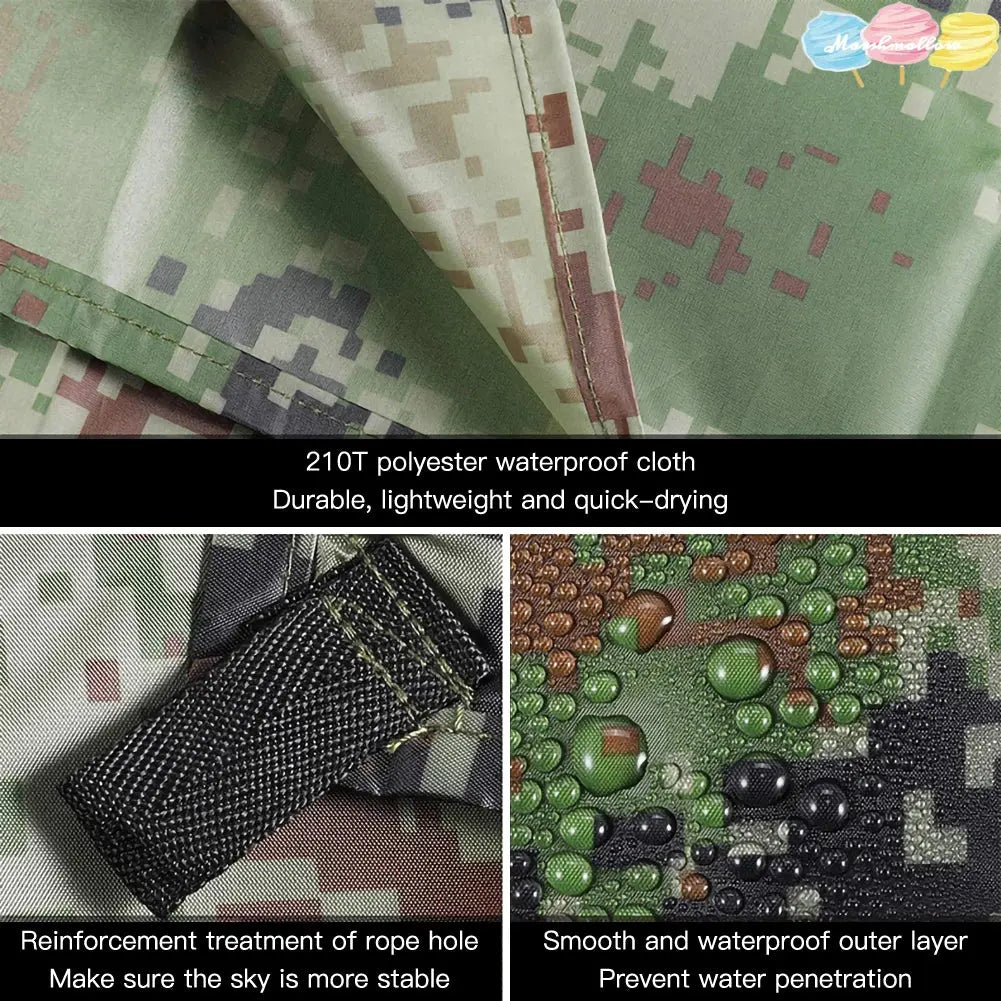 Bâche de survie ultralégère 100x145cm Imperméable & Portable - Survie Shop