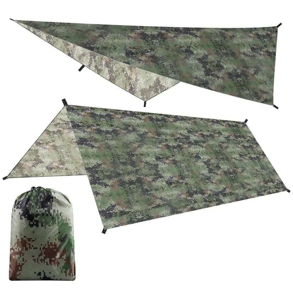 Bâche de survie ultralégère 100x145cm Imperméable & Portable - Survie Shop