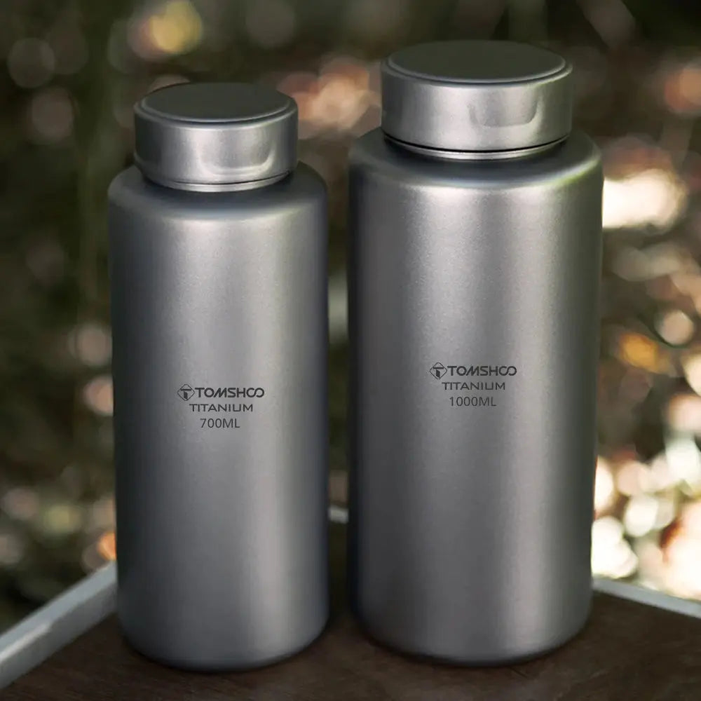Bouteille et Gamelle en Titanium Tomshoo - Légère et Robuste - Survie Shop