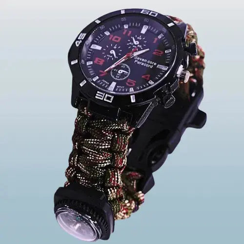 Bracelet Paracorde Avec Montre - Survie Shop