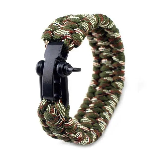 Bracelet Paracorde Cobra - Camouflage - Survie Shop