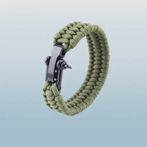Bracelet Paracorde Cobra Vert Survie Shop