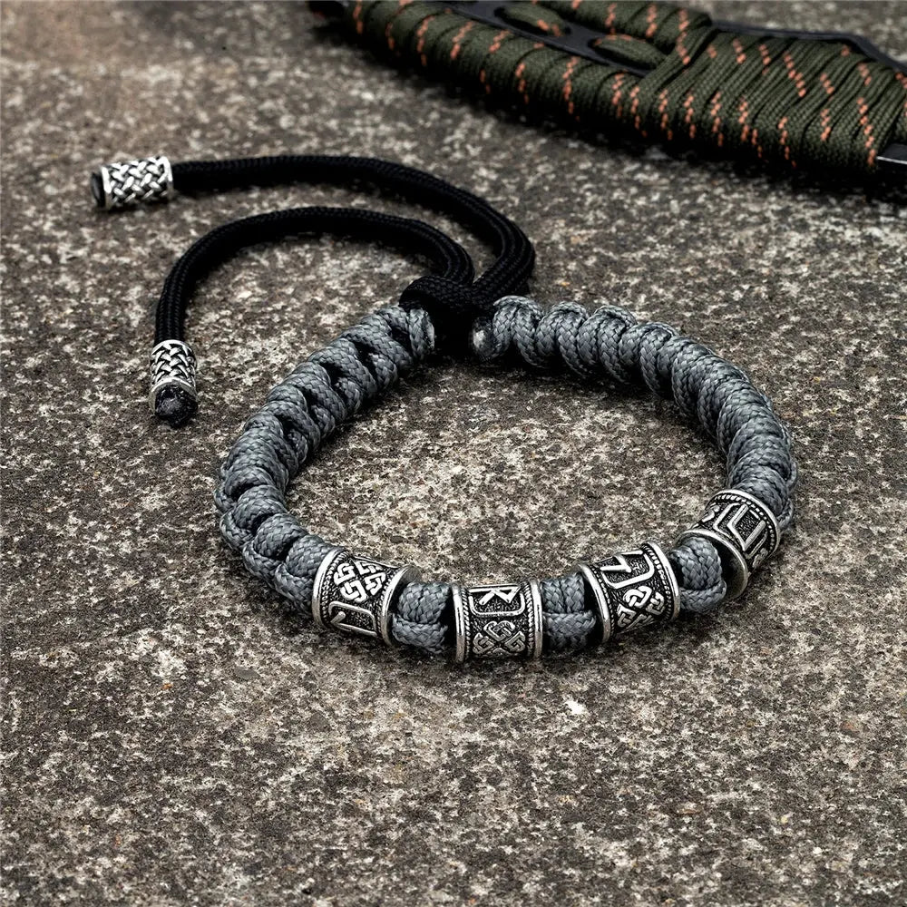 Bracelet Paracorde Runes Viking - Survie Shop