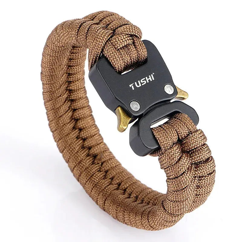 Bracelet Paracorde Survie Boucle Rapide Cobra Alliage - Survie Shop