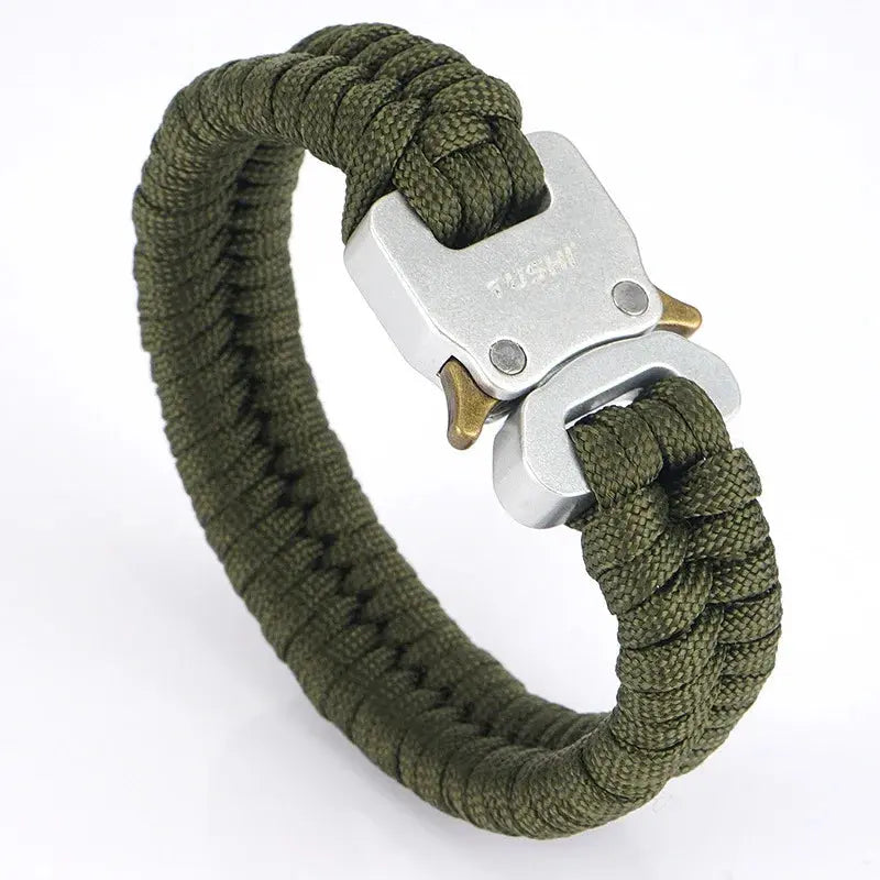 Bracelet Paracorde Survie Boucle Rapide Cobra Alliage - Survie Shop