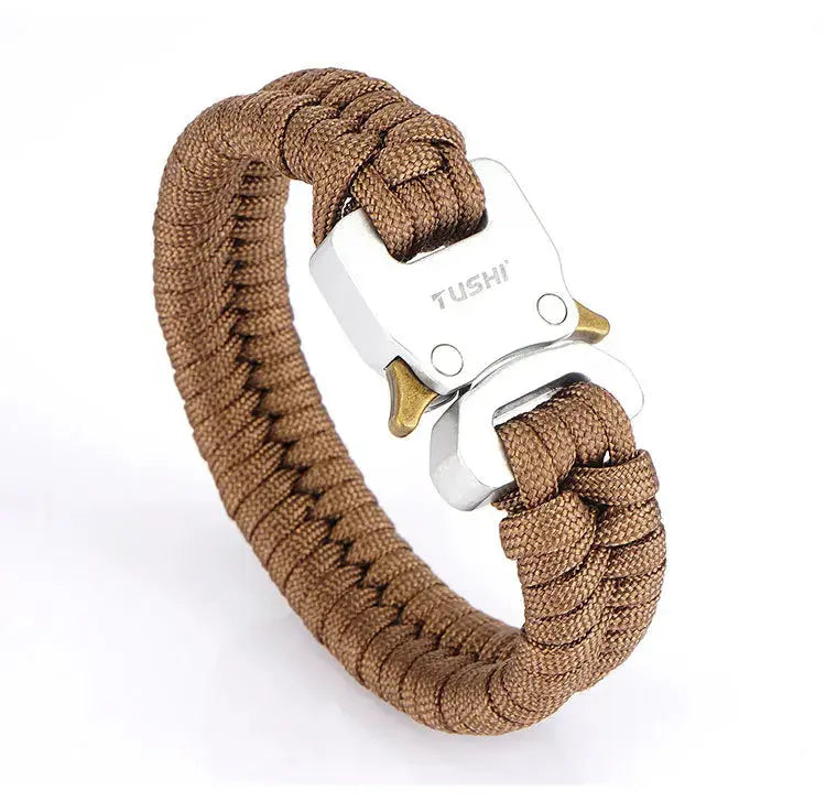 Bracelet Paracorde Survie Boucle Rapide Cobra Alliage - Survie Shop