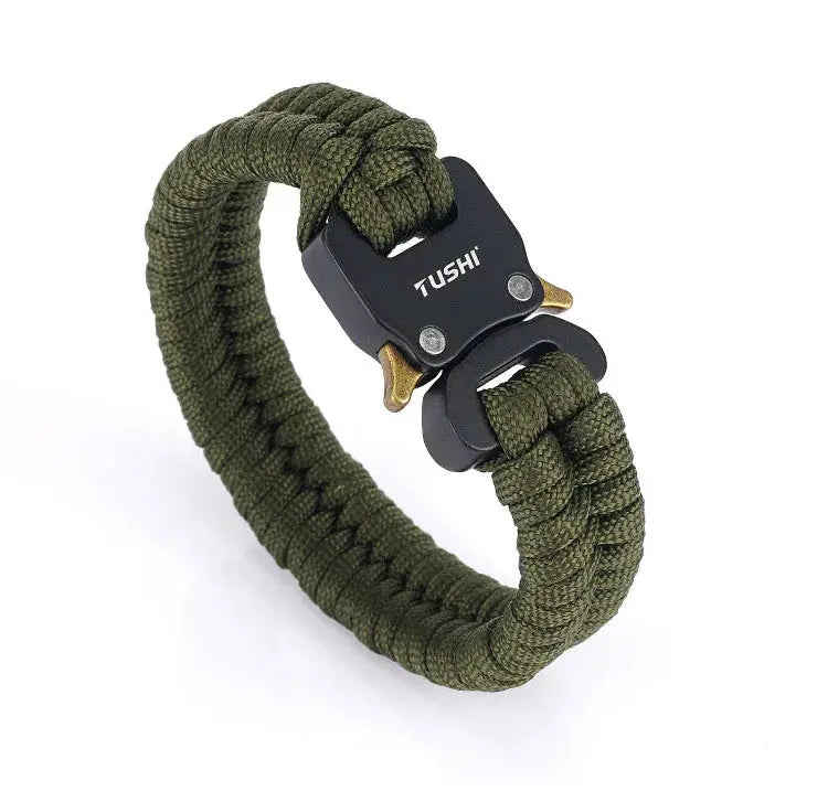 Bracelet Paracorde Survie Boucle Rapide Cobra Alliage - Survie Shop