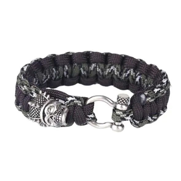 Bracelet Paracorde Tête de Mort Mexicaine - Survie Shop