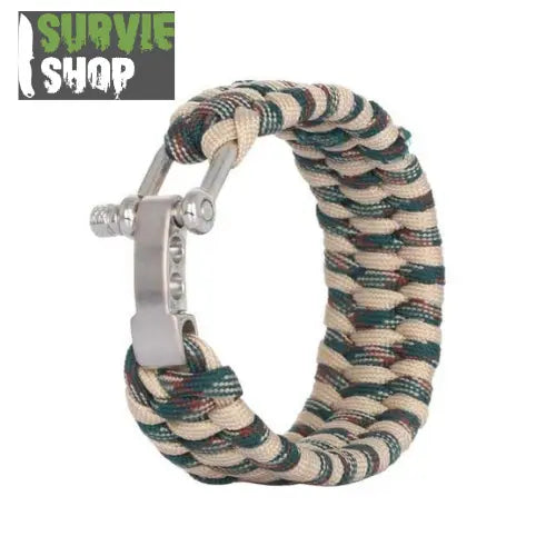 Bracelet Paracorde avec Manille - Desert Survie Shop