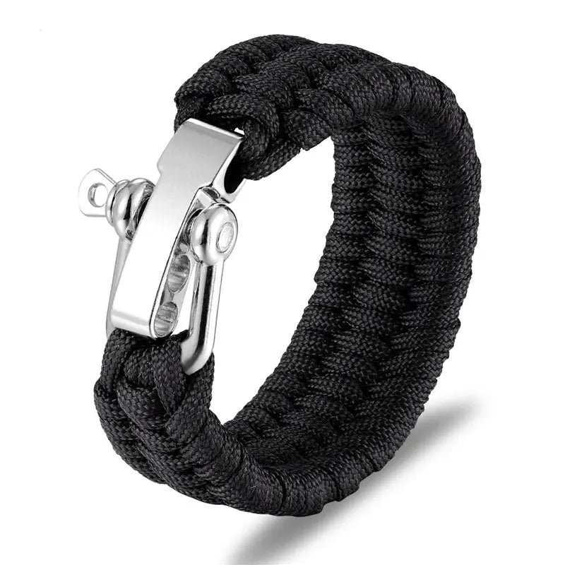 Bracelet de Survie Paracorde avec Boucle en Acier Etsy