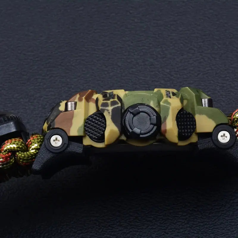 Bracelet de Survie avec montre - Camouflage Survie Shop