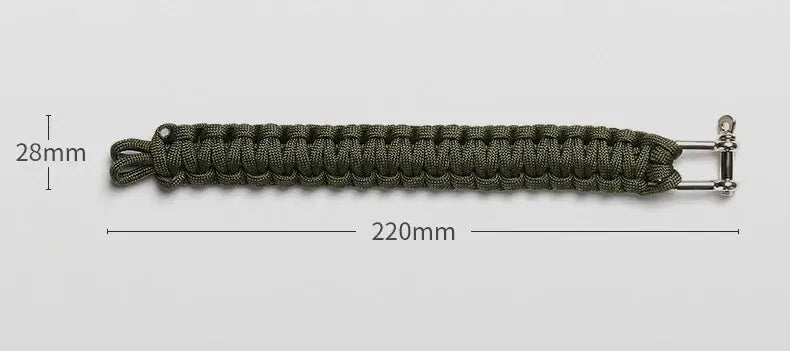 Bracelet de survie Paracorde Manille Survie Shop