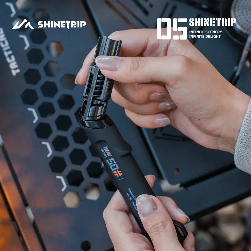 Briquet Torche Coupe-Vent Rechargeable Butane – Flamme Jet Puissante avec Verrouillage Sécurité