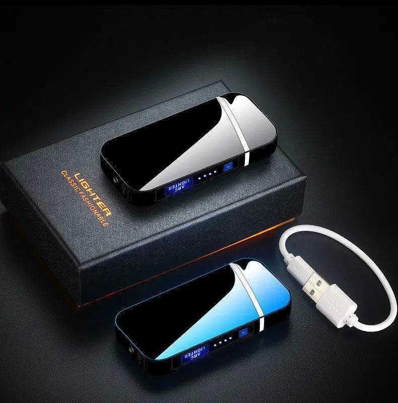 Briquet plasma métal recharge usb Survie Shop