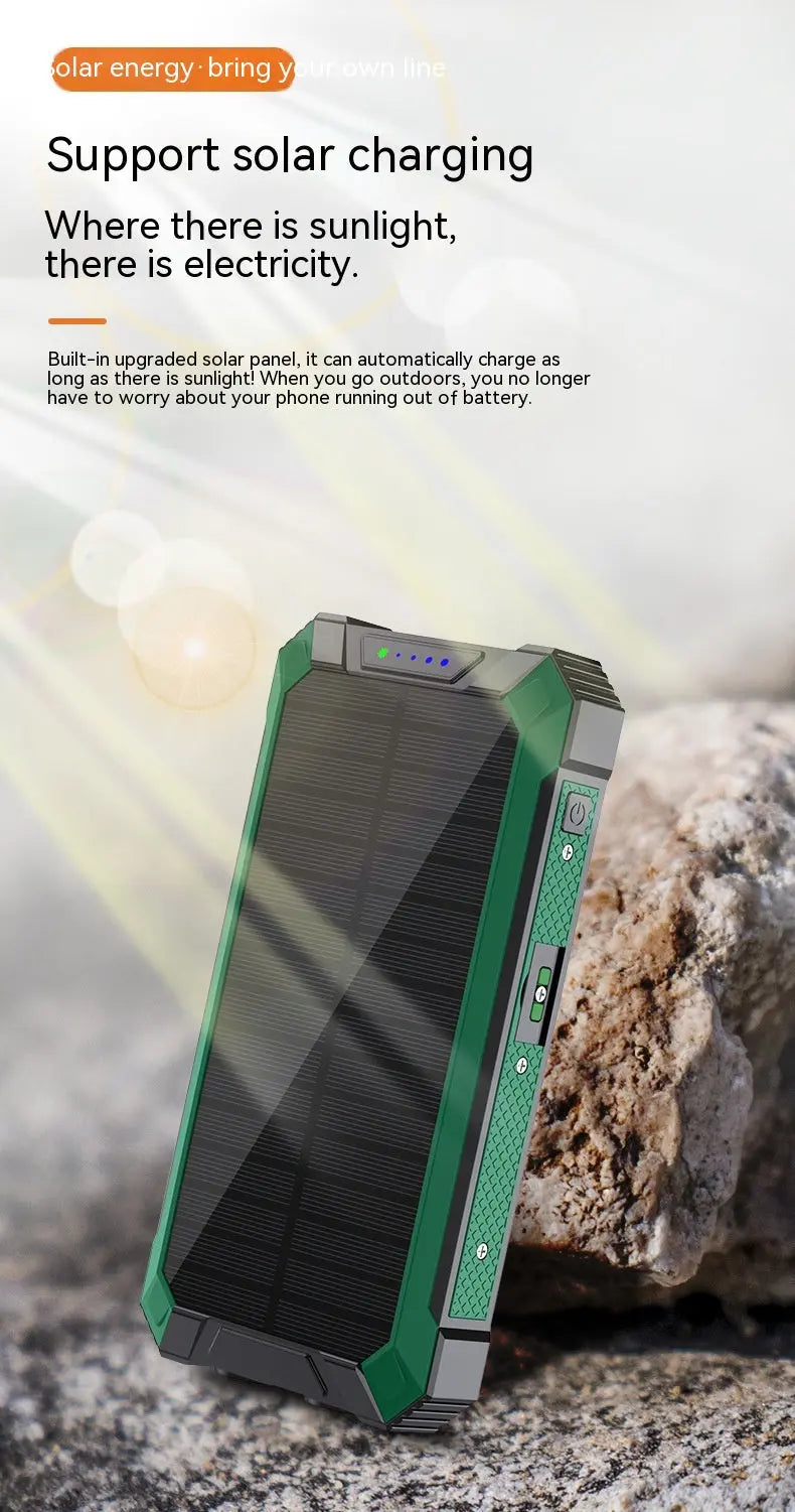 CHARGEUR SOLAIRE PORTABLE: Rechargez Vos Appareils Partout Avec l'Énergie du Soleil - Survie Shop