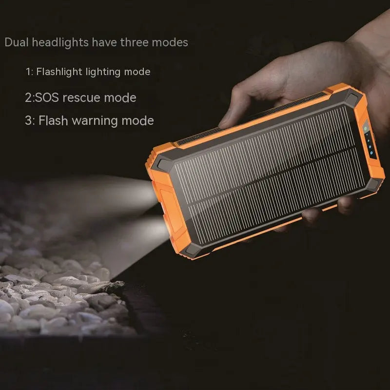 CHARGEUR SOLAIRE PORTABLE: Rechargez Vos Appareils Partout Avec l'Énergie du Soleil - Survie Shop