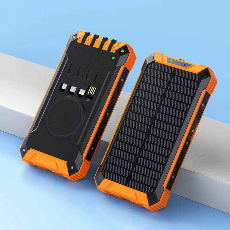 CHARGEUR SOLAIRE PORTABLE: Rechargez Vos Appareils Partout Avec l'Énergie du Soleil - Survie Shop