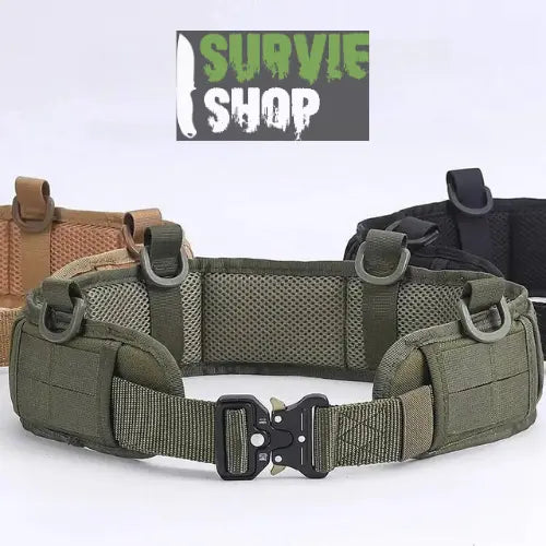 Ceinture Militaire Tactique 7 en 1 avec Système Molle - Survie Shop