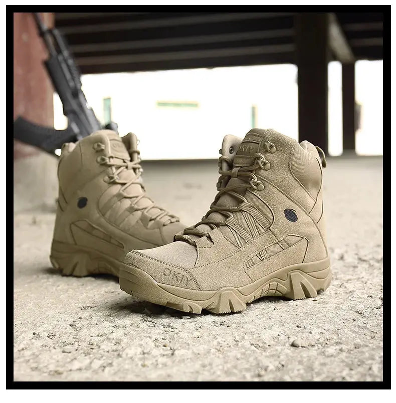 Chaussure militaire tactique - Imperméable & Robuste Pour Aventures Extérieures - Survie Shop