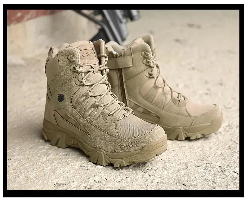 Chaussure militaire tactique - Imperméable & Robuste Pour Aventures Extérieures - Survie Shop