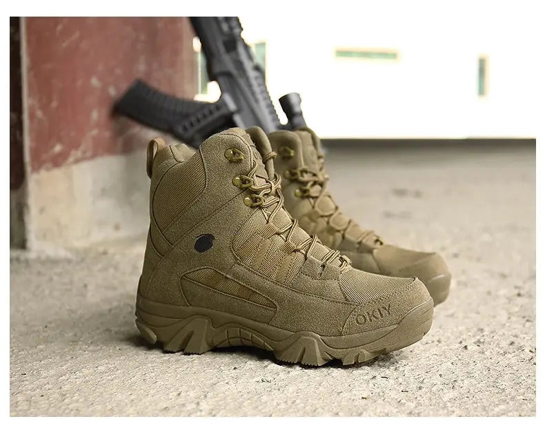 Chaussure militaire tactique - Imperméable & Robuste Pour Aventures Extérieures - Survie Shop