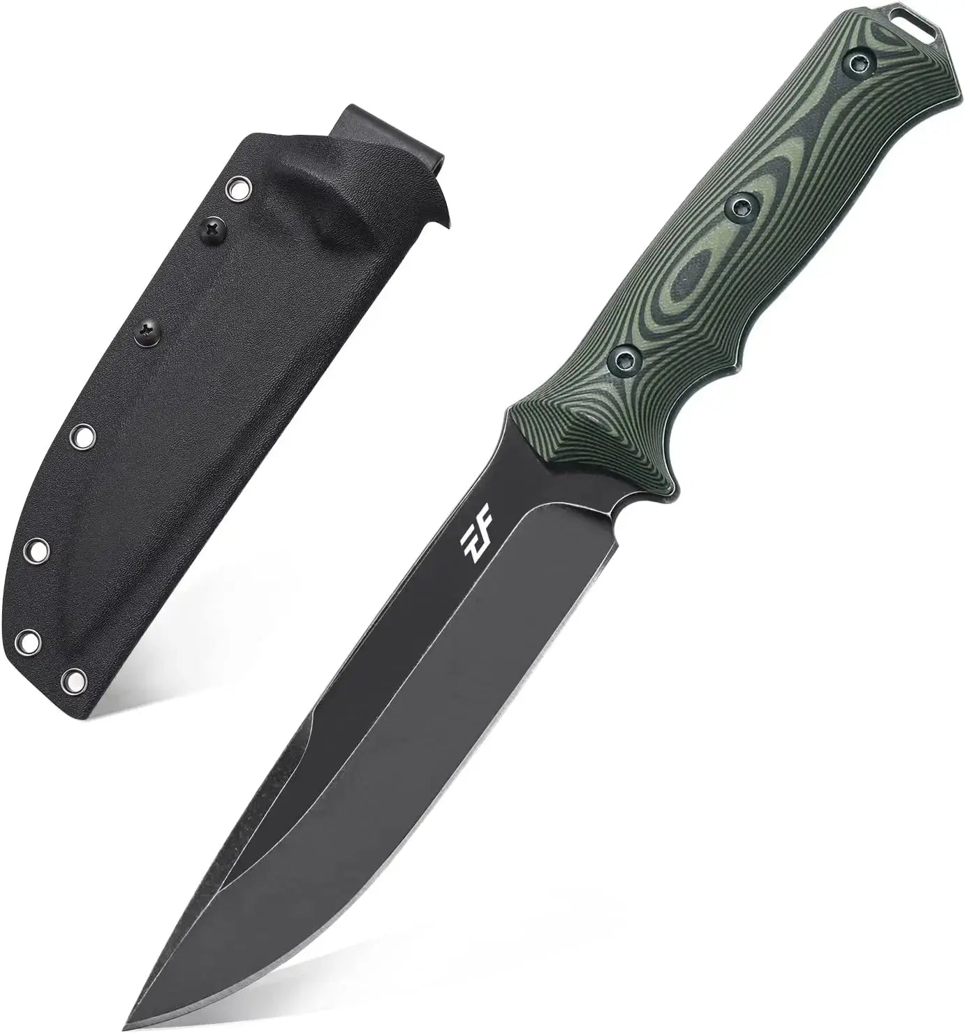 Couteau Fixe Eafengrow EF128 avec Lame en Acier DC53 - Manche G10 - Survie Shop