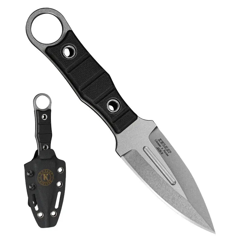 Couteau Fixe avec Fourreau en Acier Inoxydable Haute Qualité - Survie Shop