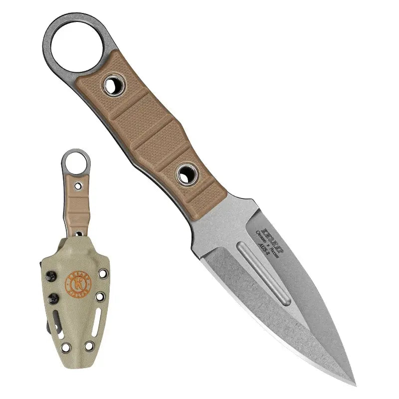 Couteau Fixe avec Fourreau en Acier Inoxydable Haute Qualité - Survie Shop