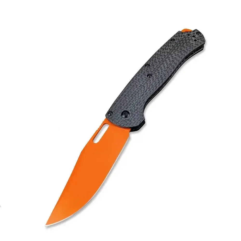 Couteau Honey Badger edc manche Carbone - Survie Shop