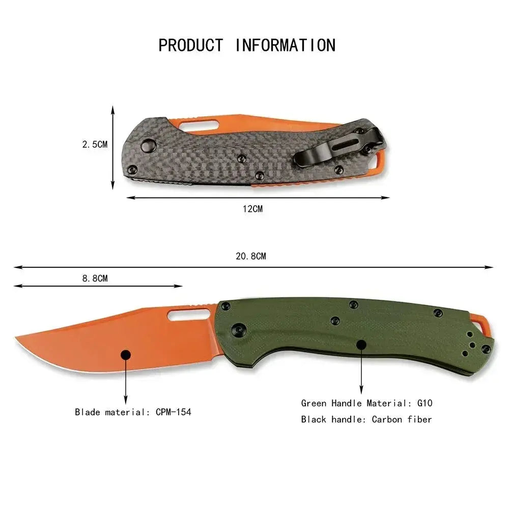 Couteau Honey Badger edc manche Carbone Survie Shop