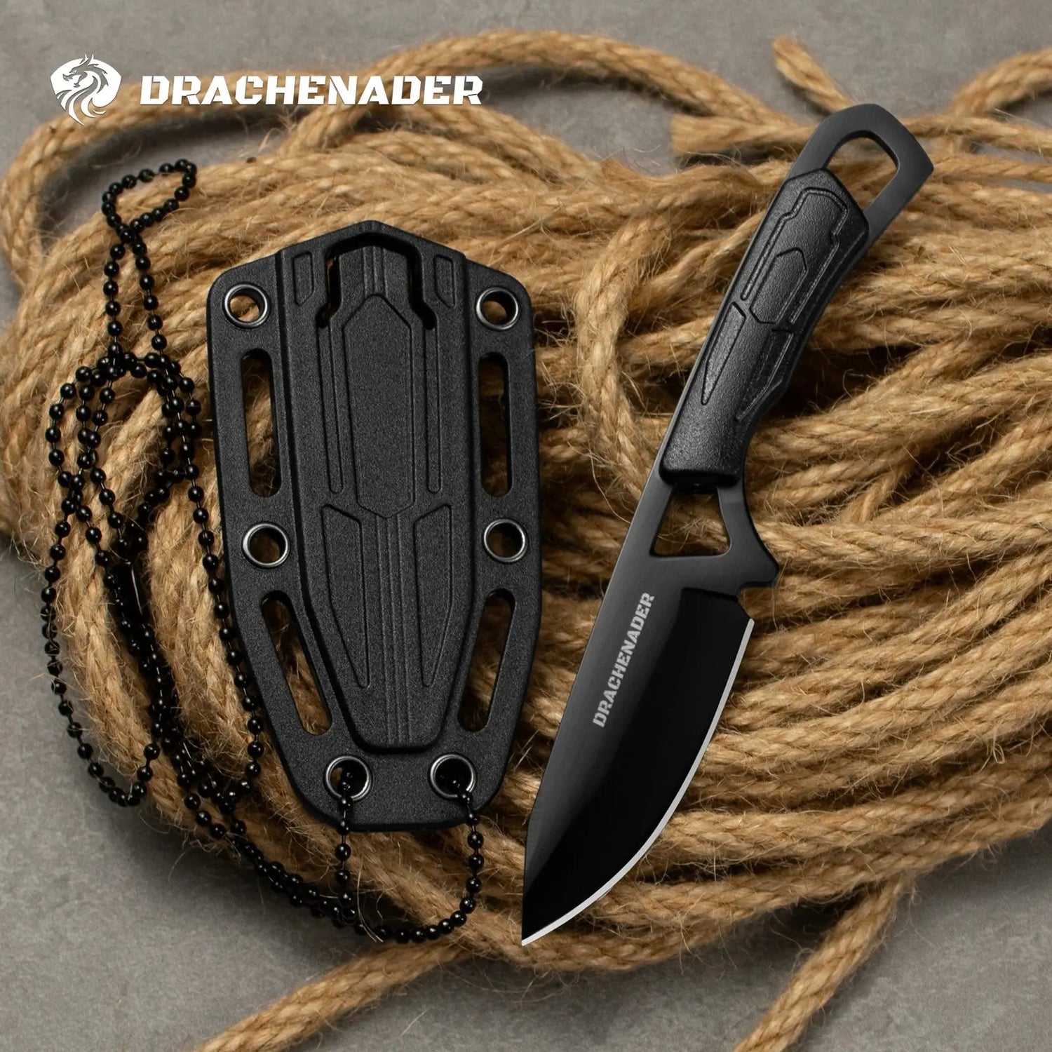 Couteau Tactique Tour de Cou et Petite Lame Fixe EDC - Survie Shop