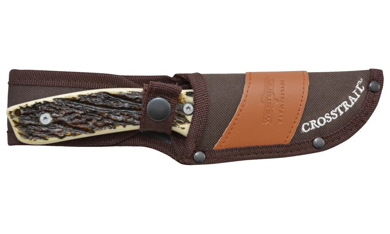 Couteau Western Crosstrail™ – Lame Fixe 420 Titane