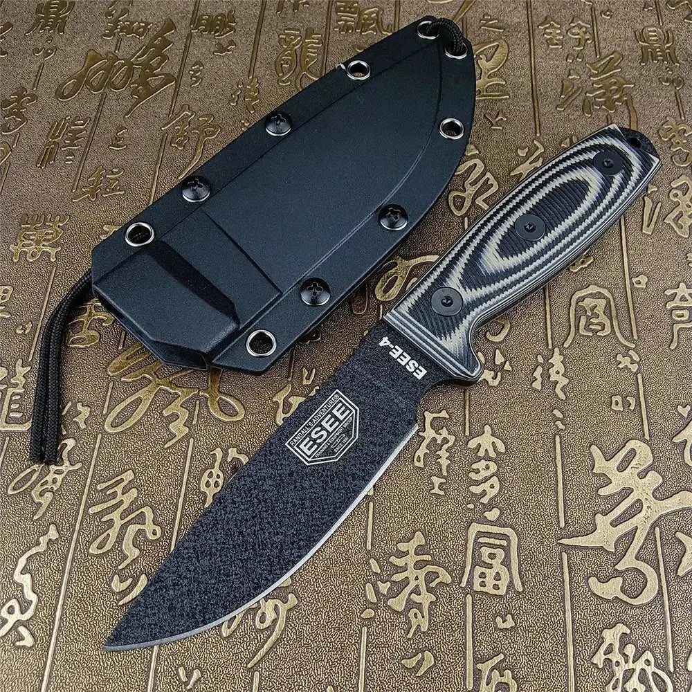Couteau de Survie et Bushcraft ESSEE-4 Manche G10 - Couteau Bushcraft et Chasse - Survie Shop