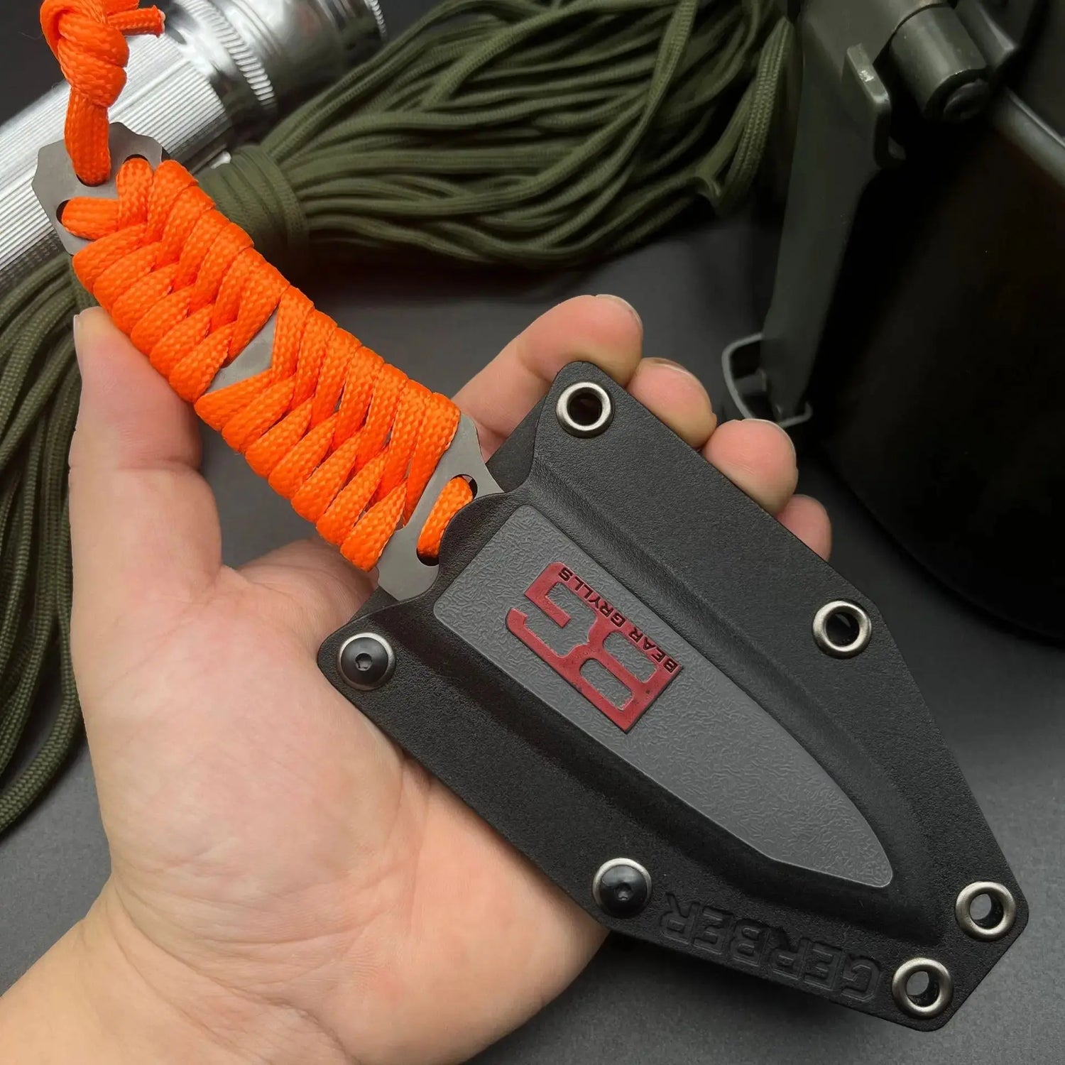 Couteau de Poche Gerber BG EDC en Acier Inoxydable - Polyvalent et Durable - Survie Shop