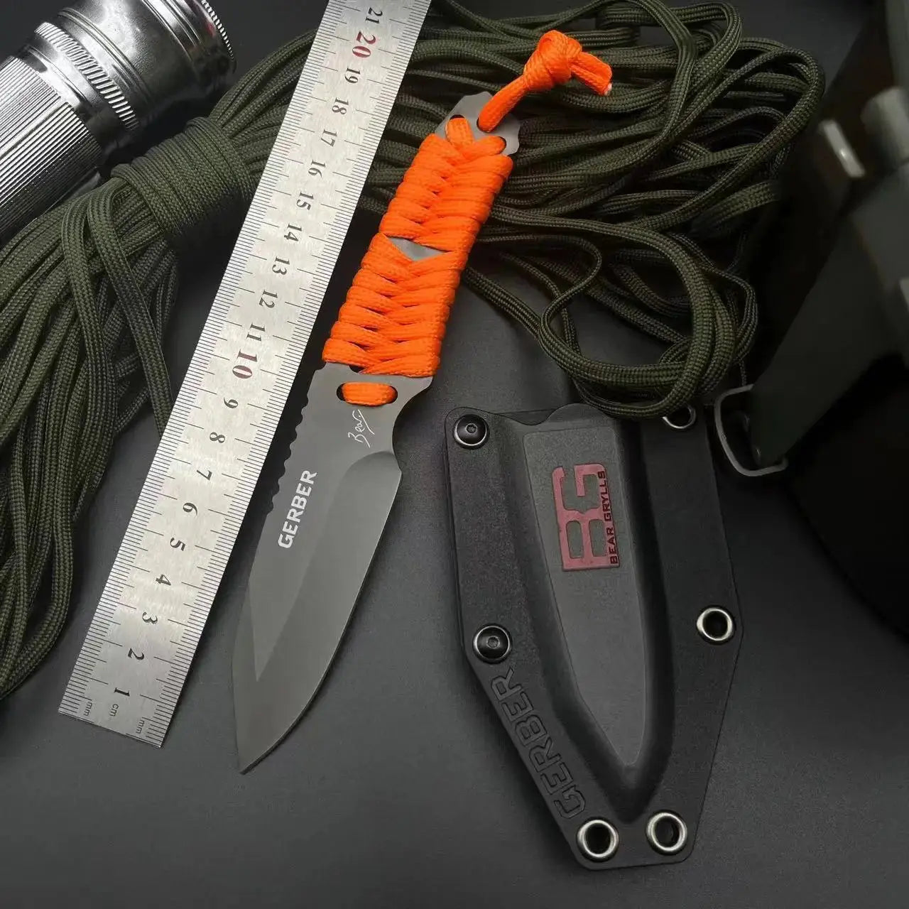 Couteau de Poche Gerber BG EDC en Acier Inoxydable - Polyvalent et Durable - Survie Shop
