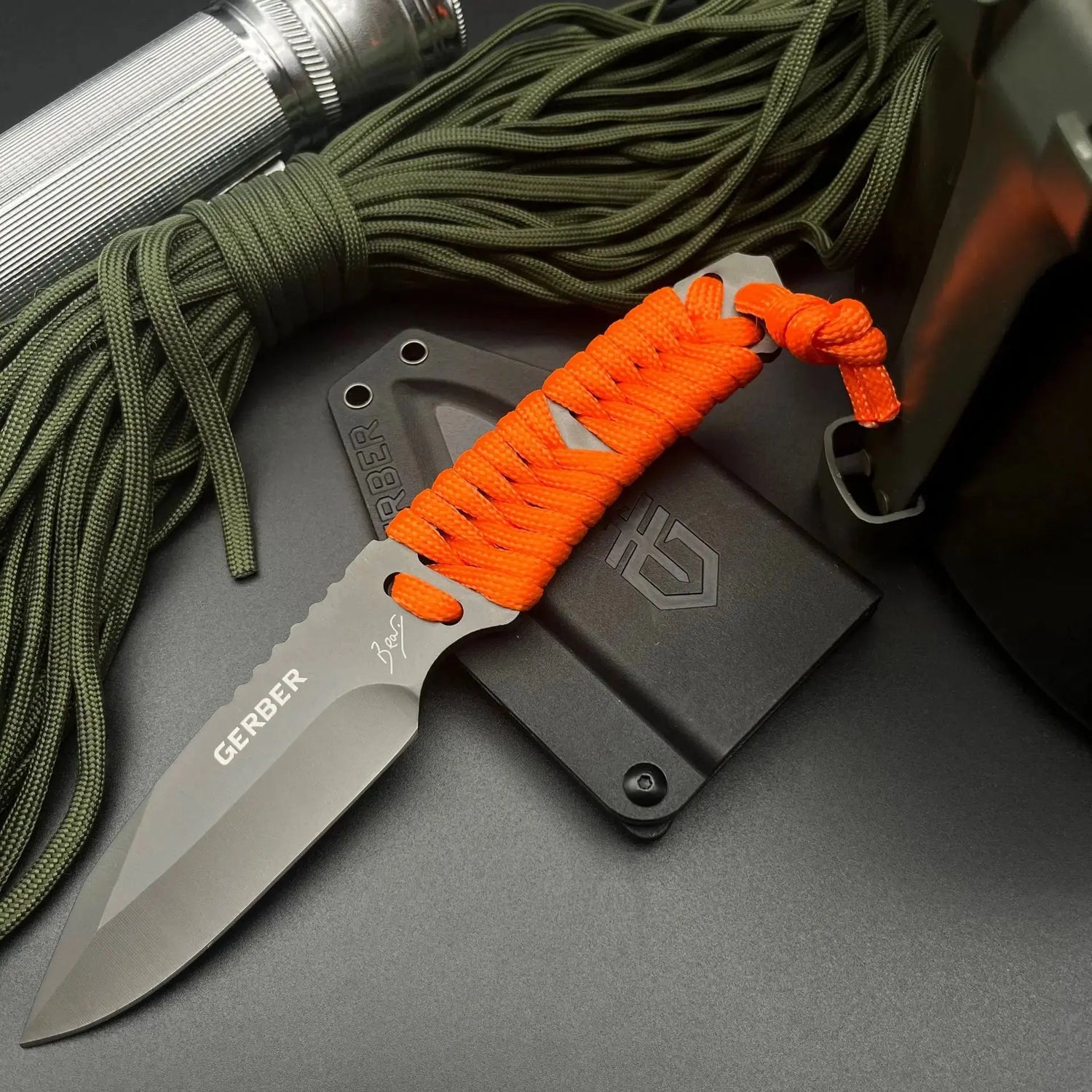 Couteau de Poche Gerber BG EDC en Acier Inoxydable - Polyvalent et Durable - Survie Shop
