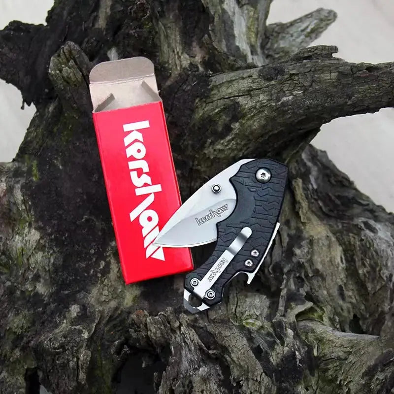 Couteau de Poche Kershaw EDC Polyvalent en Acier Inoxydable - Survie Shop