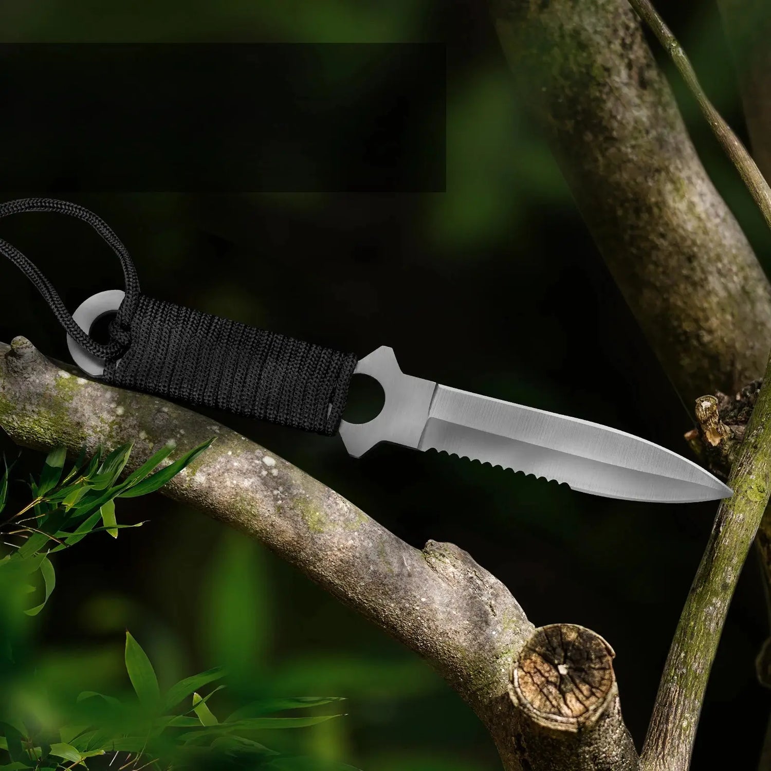 Couteau de Survie Manche Paracorde 2024 Haute Dureté Fourreau ceinture - Survie Shop