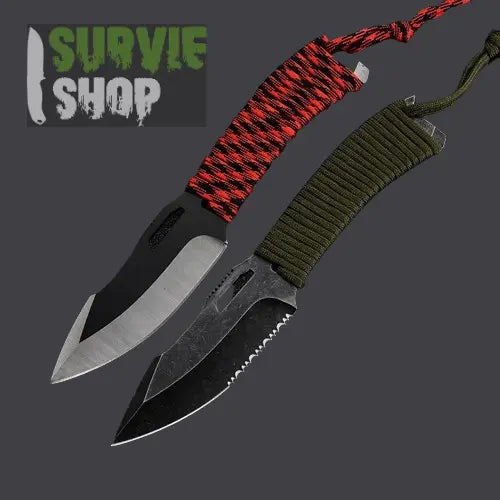 Couteau de Survie Manche Paracorde Survie Shop