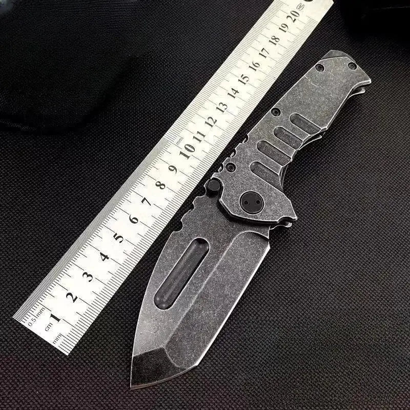 Couteau de Survie de Poche en Acier D2, Couteau EDC Portable - Survie Shop