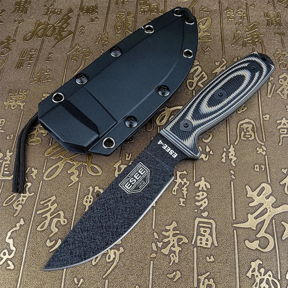 Couteau de Survie et Bushcraft ESSEE-4 Manche G10 - Couteau Bushcraft et Chasse - Survie Shop