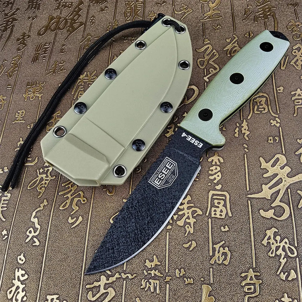 Couteau de Survie et Bushcraft ESSEE-4 Manche G10 - Couteau Bushcraft et Chasse - Survie Shop