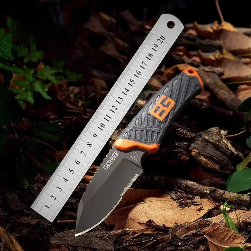 Couteau de Survie et Bushcraft GERBER Lame fixe et Fourreau Tactique - Survie Shop
