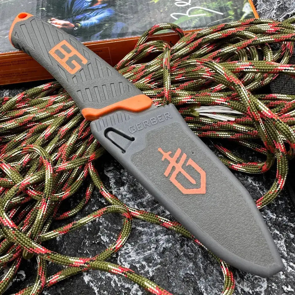 Couteau de Survie et Bushcraft GERBER Lame fixe et Fourreau Tactique - Survie Shop